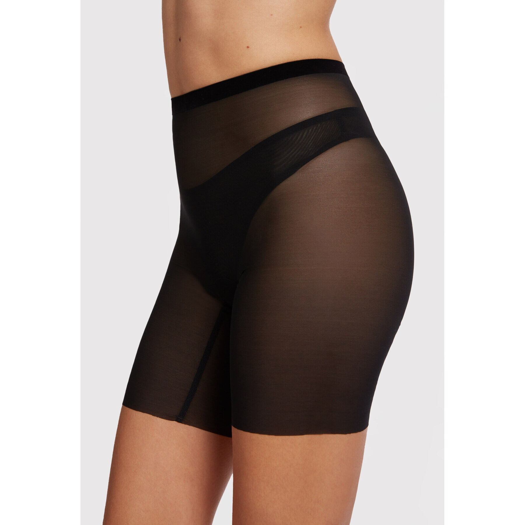 Wolford Oblikovalno perilo spodnji del Tulle 69552 Črna - Pepit.si