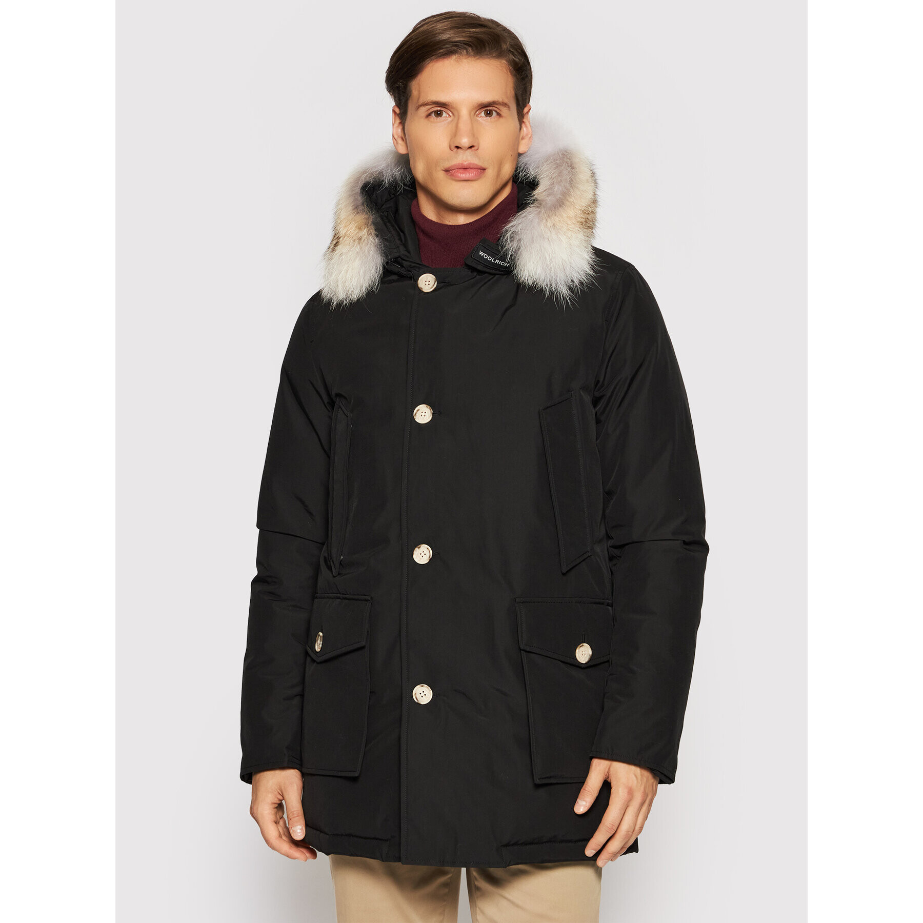 Woolrich Parka Arctic CFWOOU0482MRUT0001 Črna Regular Fit - Pepit.si