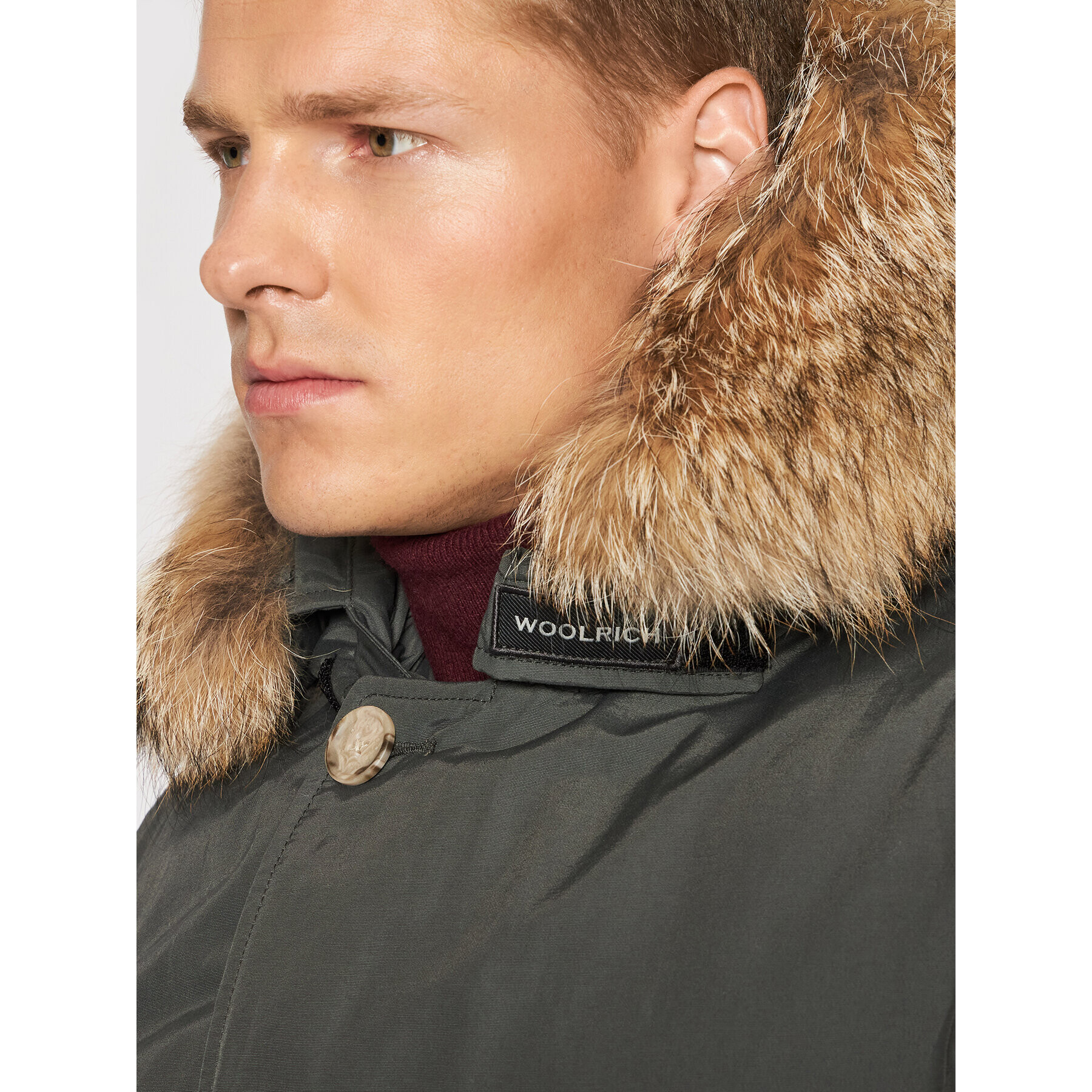 Woolrich Parka Arctic CFWOOU0482MRUT0001 Siva Regular Fit - Pepit.si