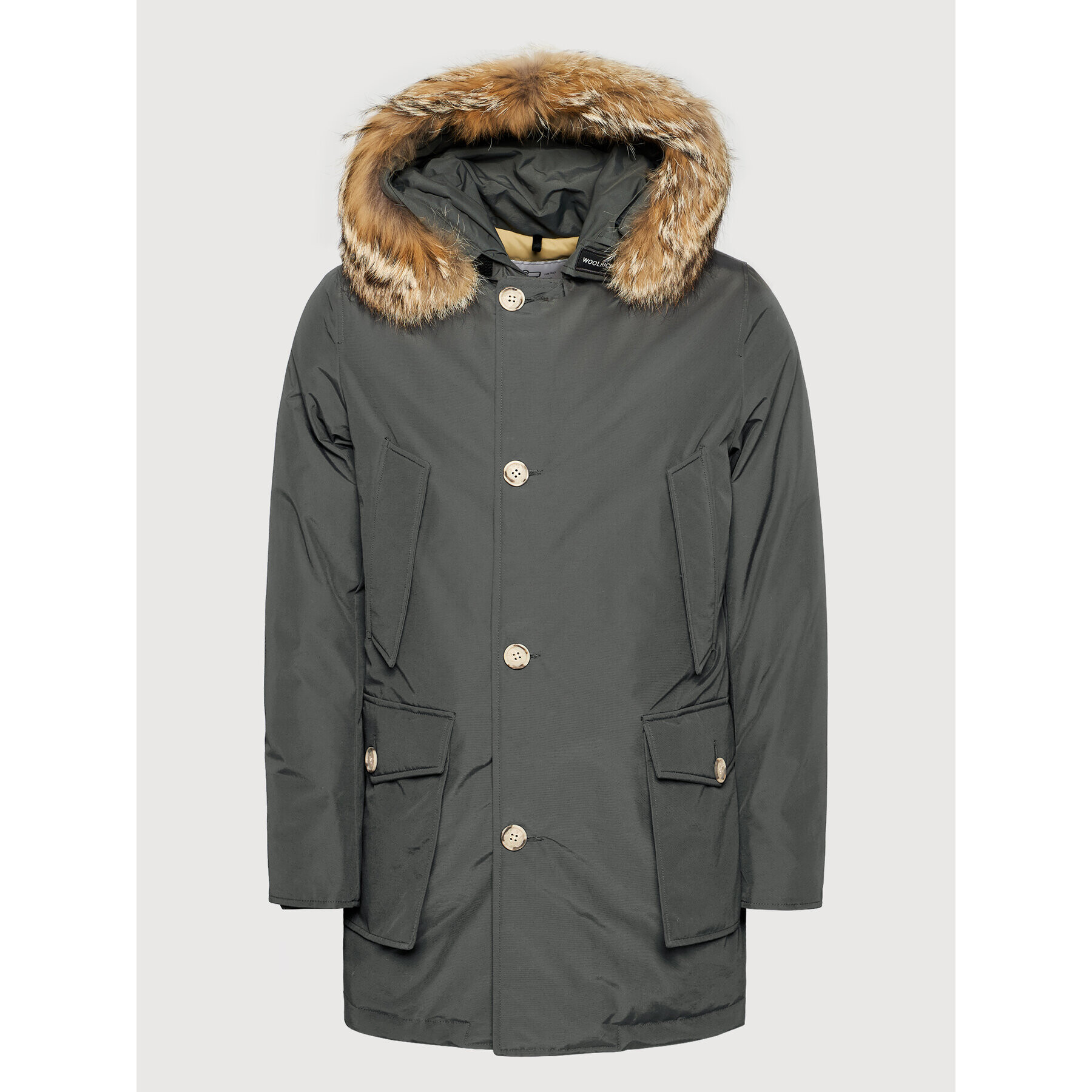 Woolrich Parka Arctic CFWOOU0482MRUT0001 Siva Regular Fit - Pepit.si