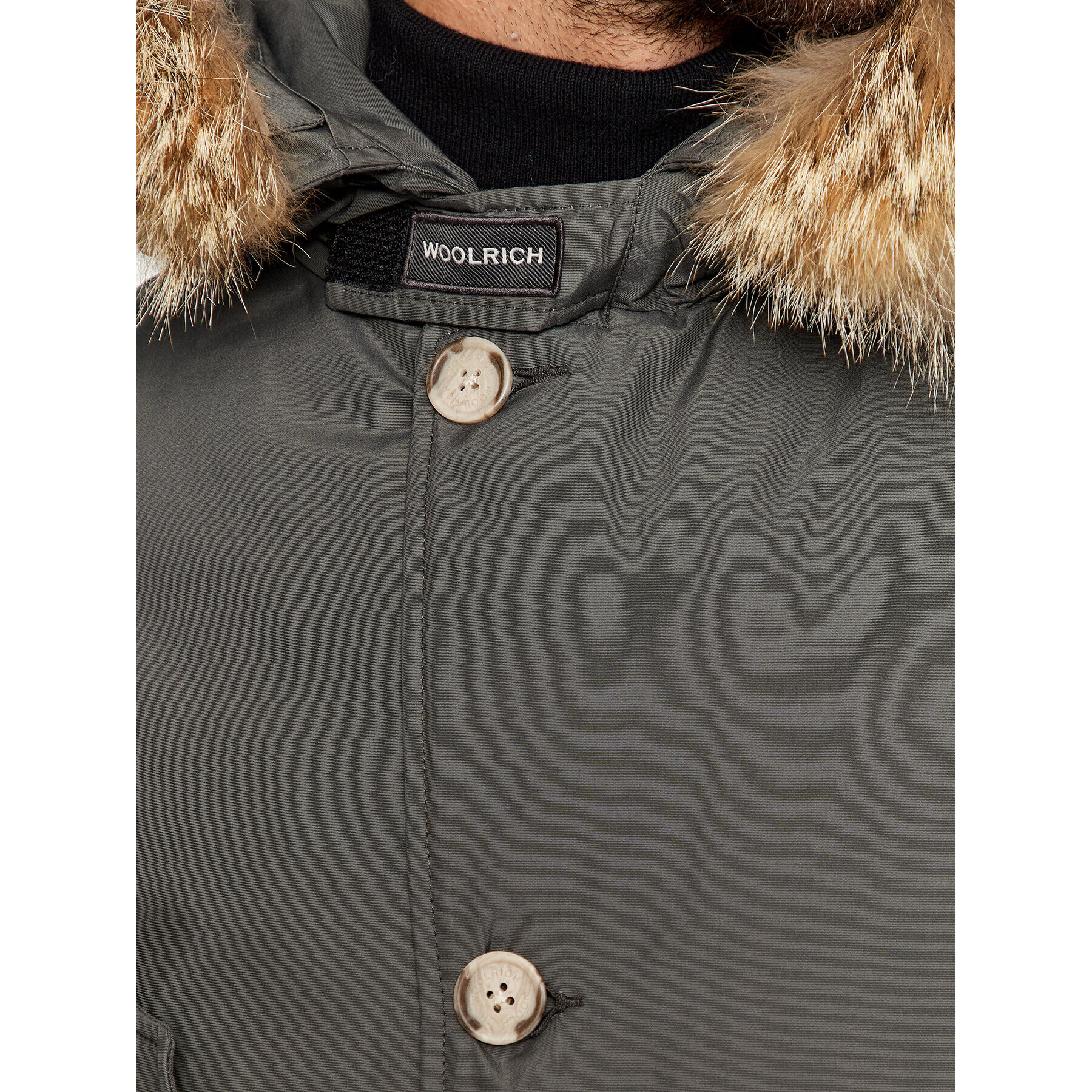 Woolrich Parka Arctic CFWOOU0482MRUT0001 Siva Regular Fit - Pepit.si