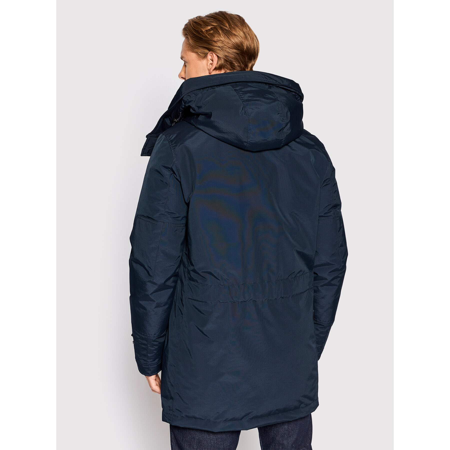 Woolrich Parka Polar CFWOOU0486MRUT0001 Mornarsko modra Regular Fit - Pepit.si