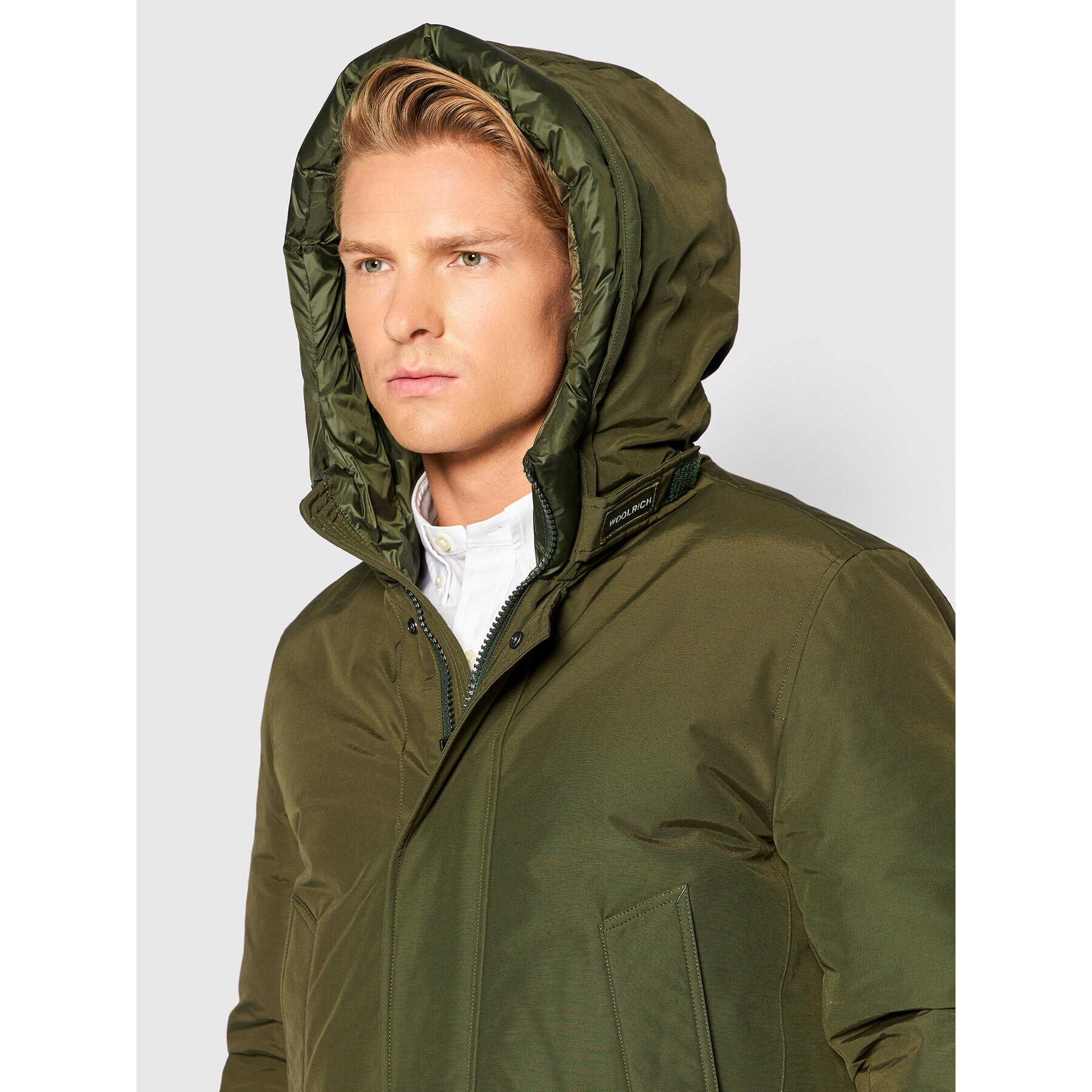 Woolrich Parka Polar CFWOOU0487MRUT0001 Zelena Regular Fit - Pepit.si