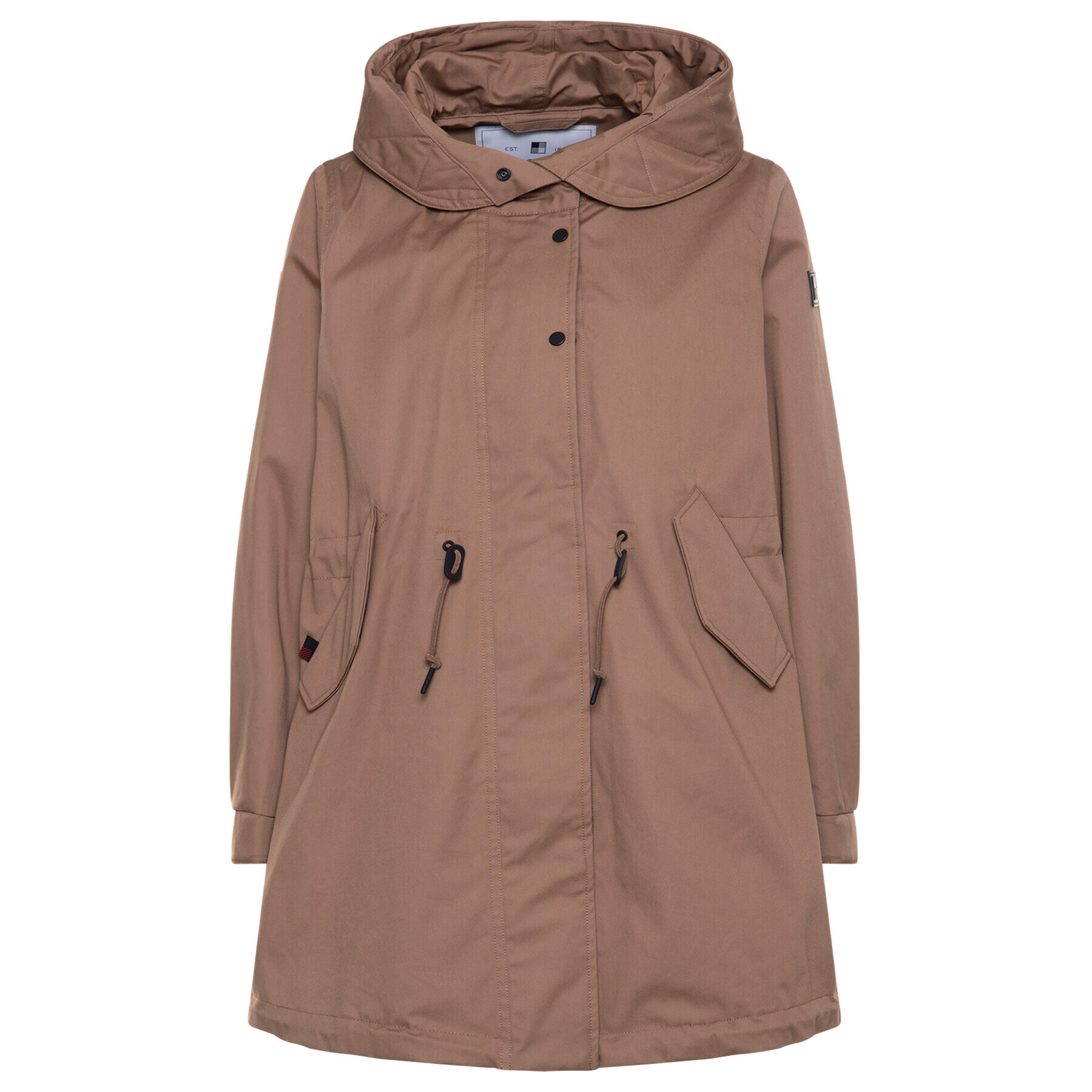 Woolrich Parka W’S Over WWOU0235FR UT1974 Rjava Regular Fit - Pepit.si