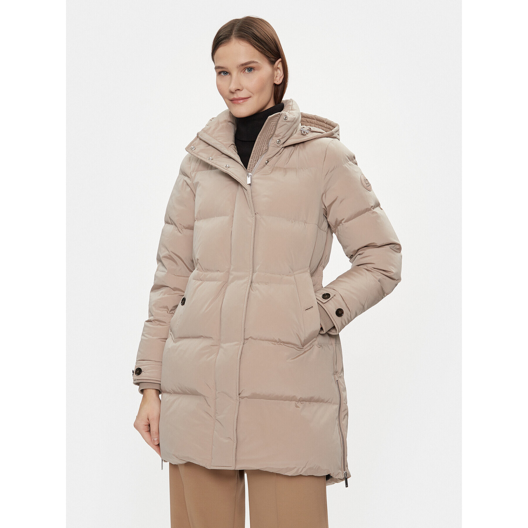 Woolrich Puhovka Alsea CFWWOU0697FRUT1148 Bež Regular Fit - Pepit.si