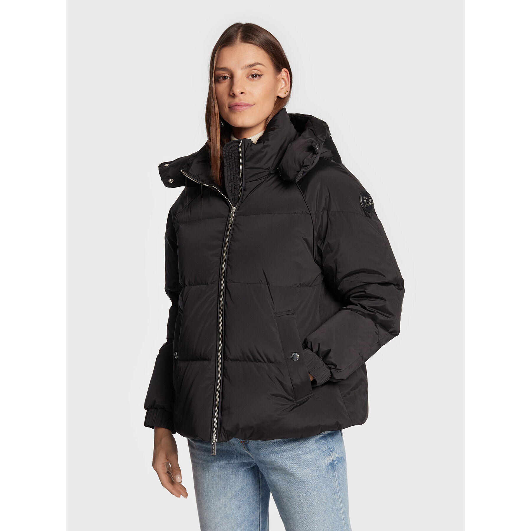 Woolrich Puhovka Alsea CFWWOU0699FRUT1148 Črna Regular Fit - Pepit.si