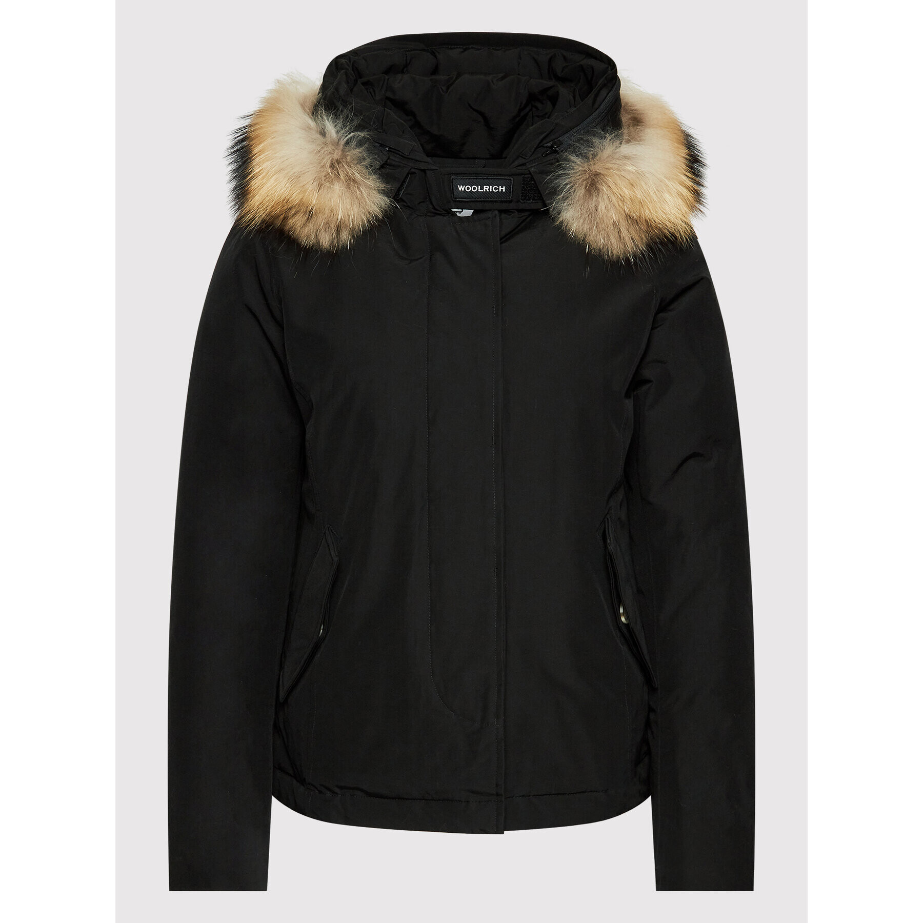 Woolrich Puhovka Arctic Raccoon CFWWOU0548FRUT0001 Črna Regular Fit - Pepit.si