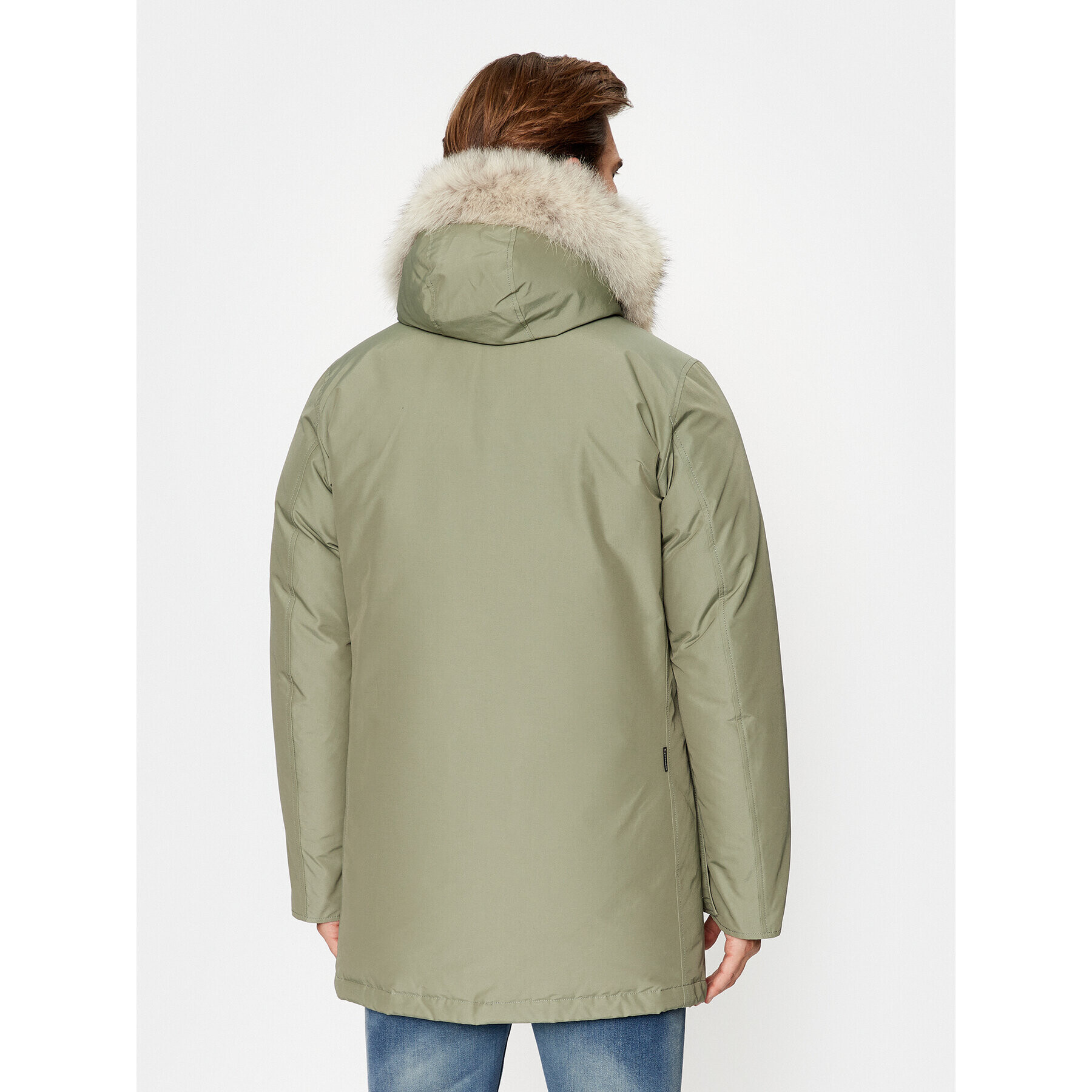 Woolrich Zimska jakna Arctic CFWOOU0482MRUT0001 Zelena Regular Fit - Pepit.si