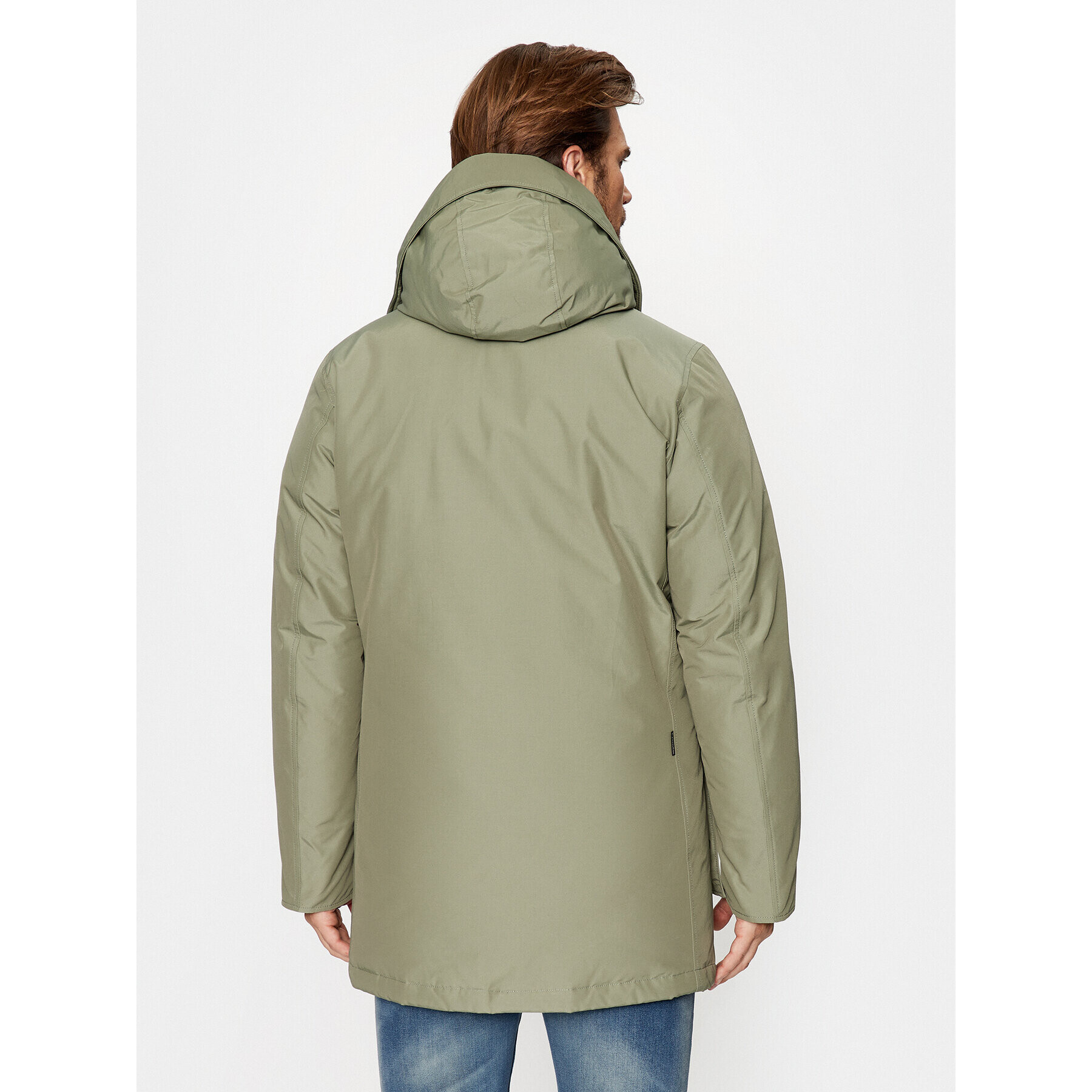 Woolrich Zimska jakna Arctic CFWOOU0482MRUT0001 Zelena Regular Fit - Pepit.si