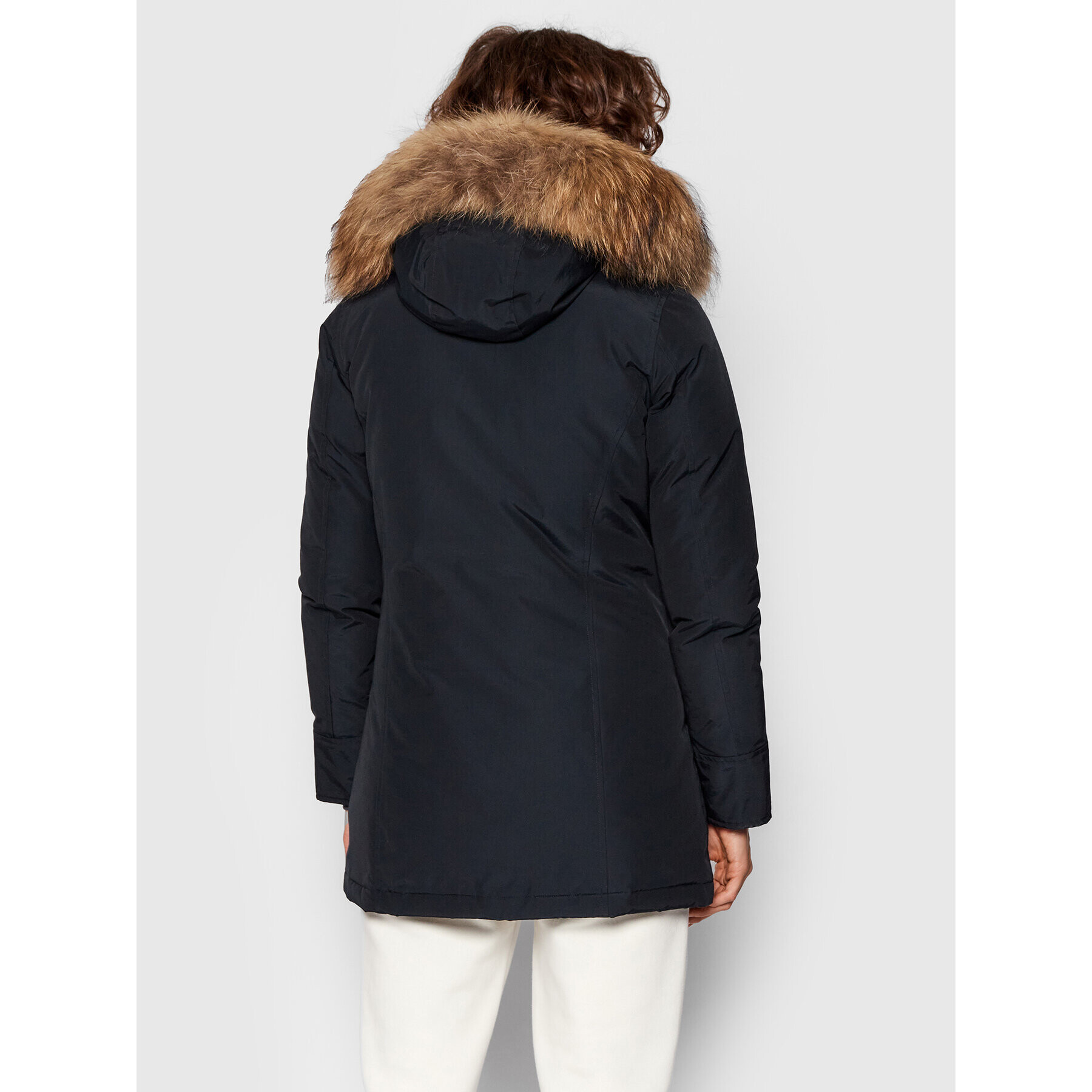 Woolrich Zimska jakna Arctic Raccoon CFWWOU0538FR UT0001 Mornarsko modra Regular Fit - Pepit.si