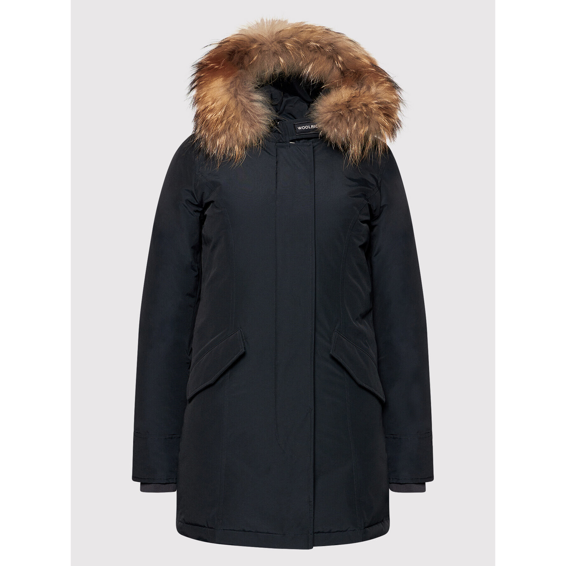 Woolrich Zimska jakna Arctic Raccoon CFWWOU0538FR UT0001 Mornarsko modra Regular Fit - Pepit.si