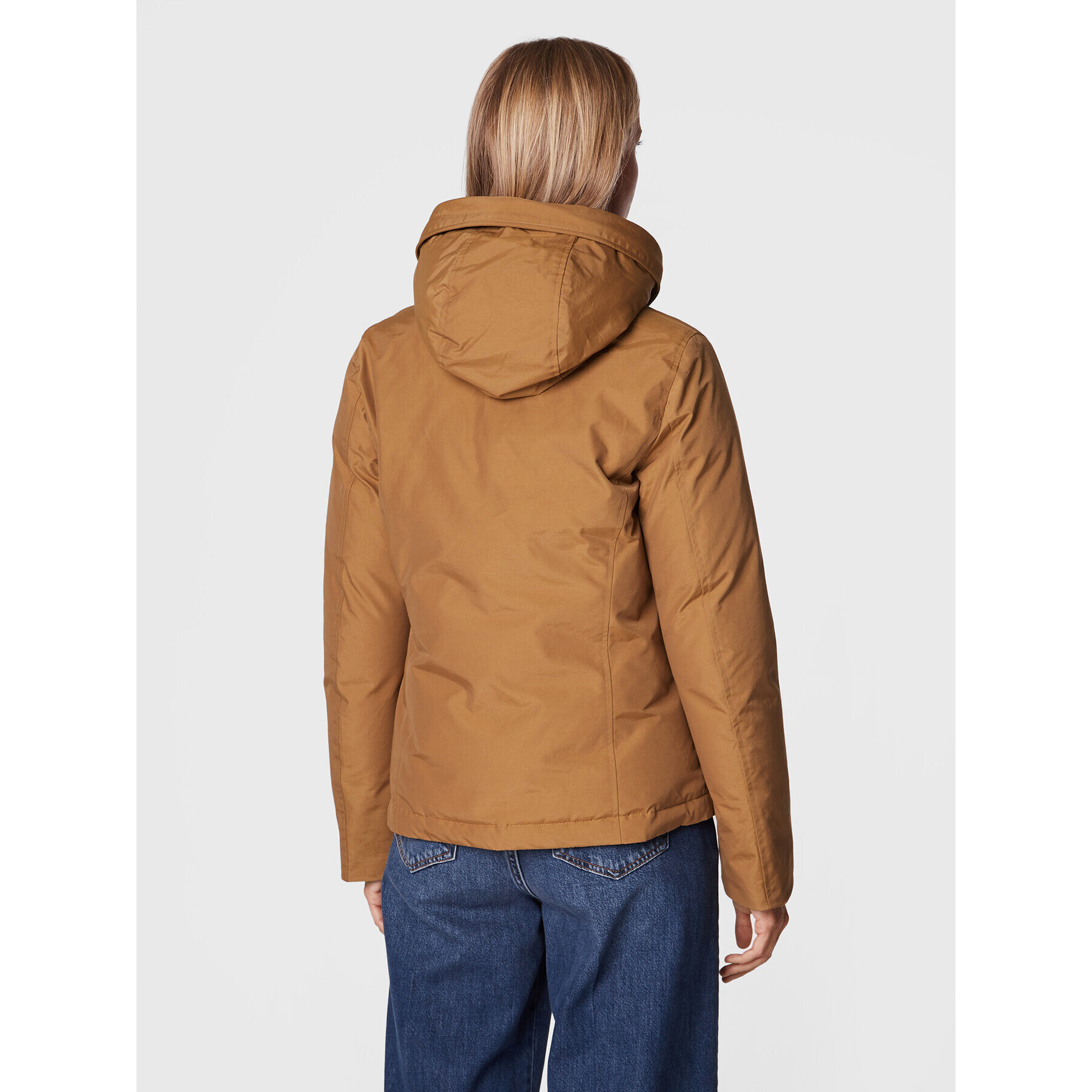 Woolrich Zimska jakna Arctic Raccoon CFWWOU0548FRUT0001 Rjava Regular Fit - Pepit.si