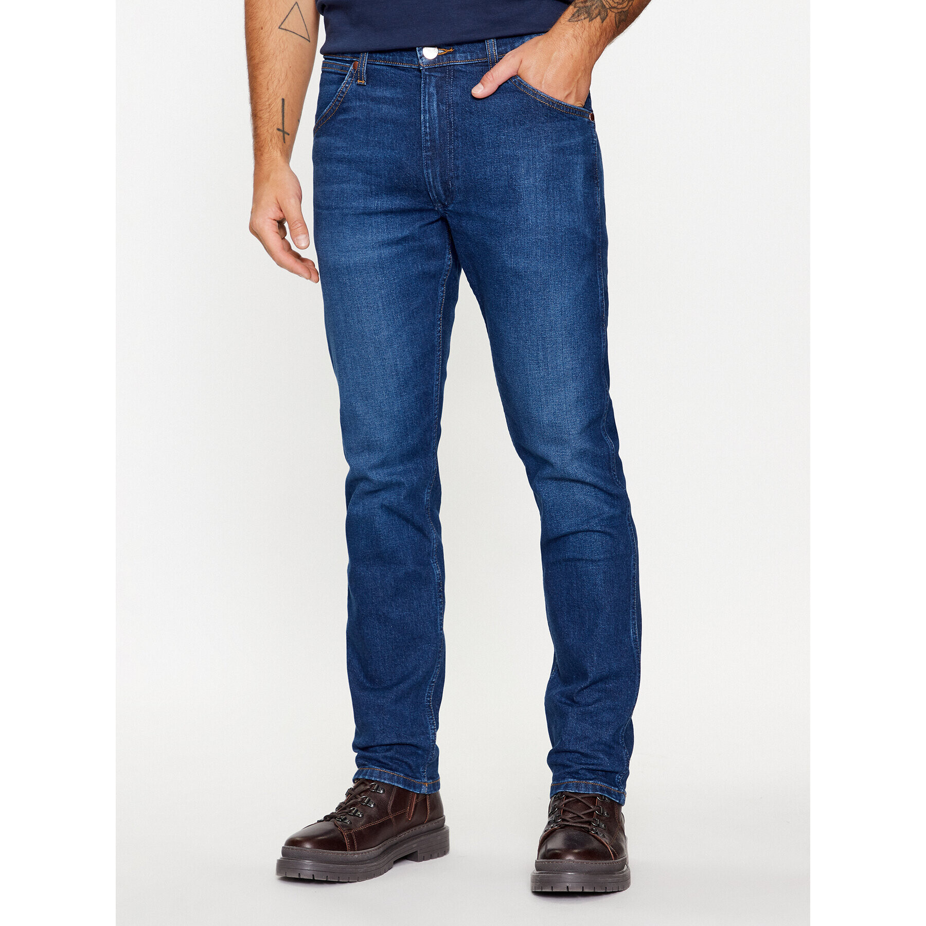 Wrangler Jeans hlače 11Mwz 112341312 Modra Slim Fit - Pepit.si