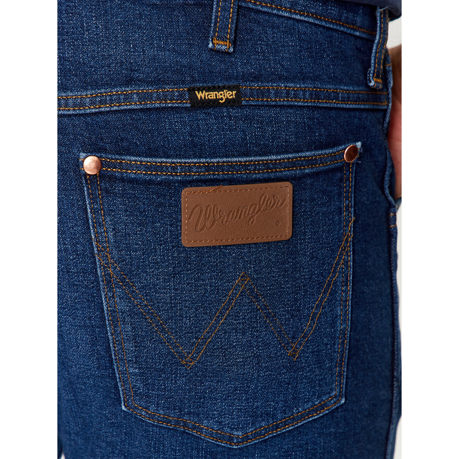 Wrangler Jeans hlače 11Mwz 112341312 Modra Slim Fit - Pepit.si