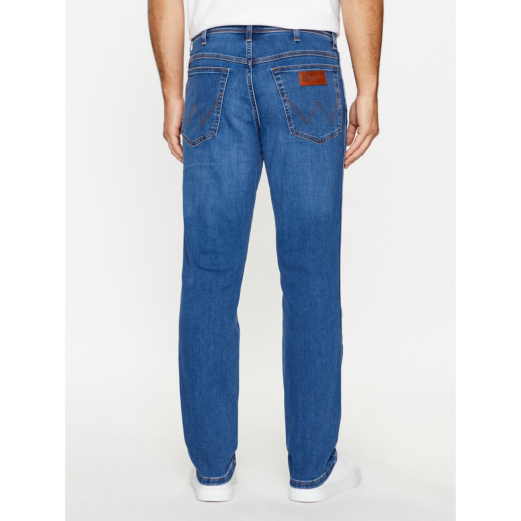 Wrangler Jeans hlače Texas 112341398 Modra Slim Fit - Pepit.si