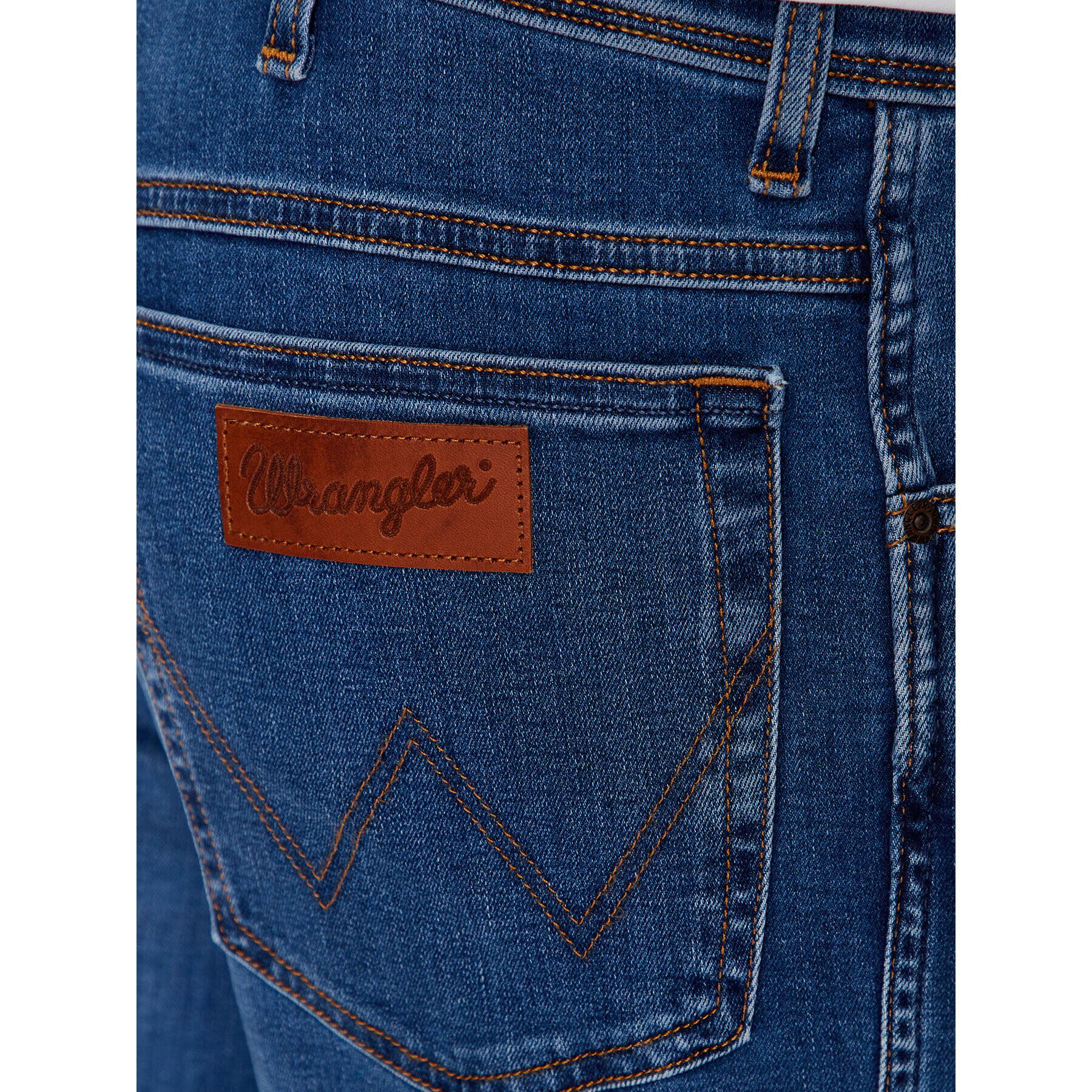 Wrangler Jeans hlače Texas 112341398 Modra Slim Fit - Pepit.si