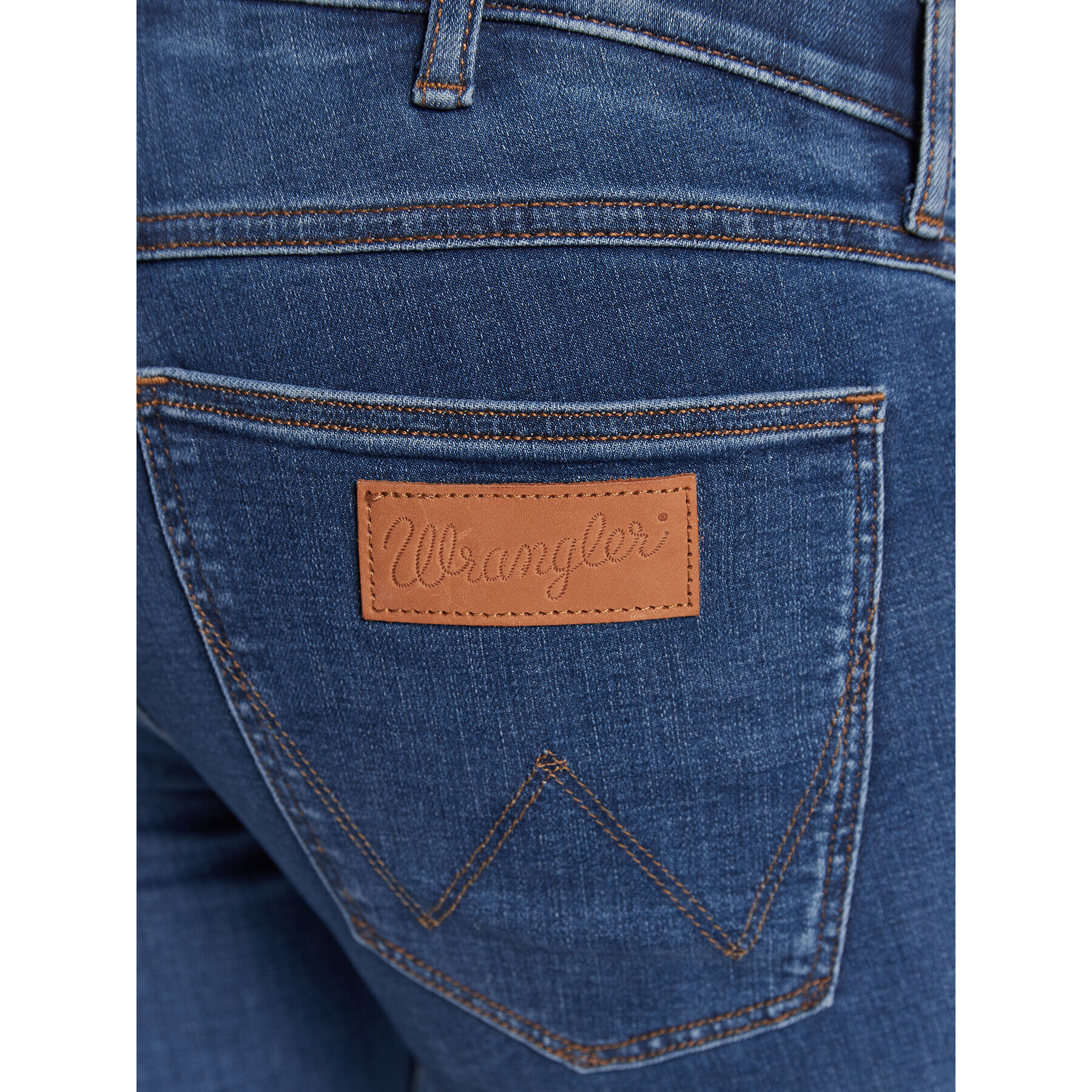 Wrangler Jeans hlače Larston 812 W18SCS23I 112320848 Mornarsko modra Slim Tapered Fit - Pepit.si