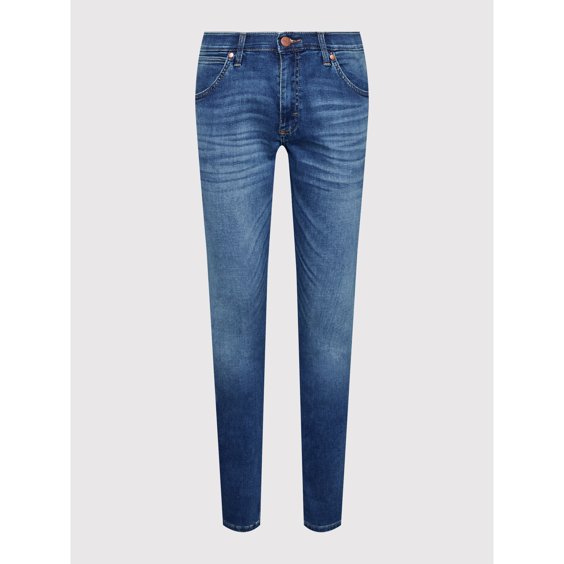 Wrangler Jeans hlače Larston 812 W18SCS30B Modra Slim Tapered Fit - Pepit.si