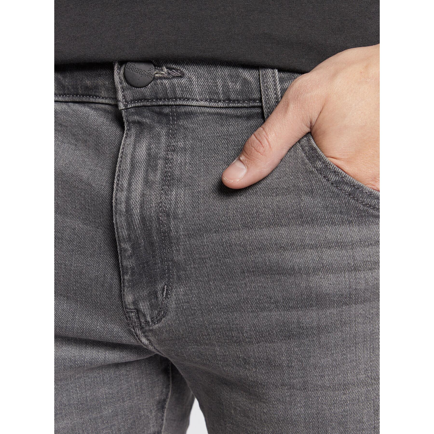 Wrangler Jeans hlače Larston W18S2923K 112319218 Siva Slim Taper Fit - Pepit.si