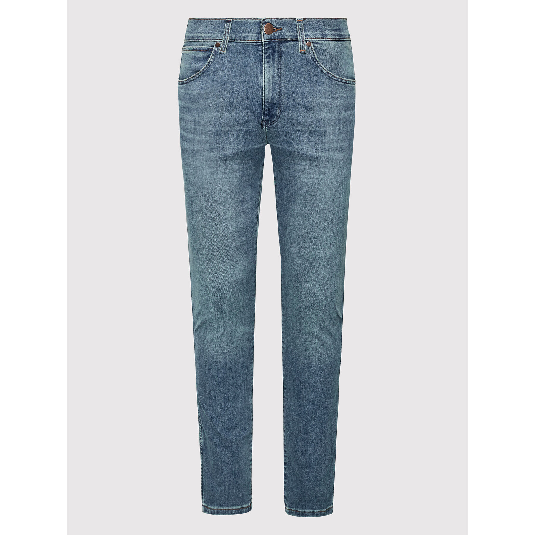 Wrangler Jeans hlače Larston W18SYJ38R Modra Slim Tapered Fit - Pepit.si