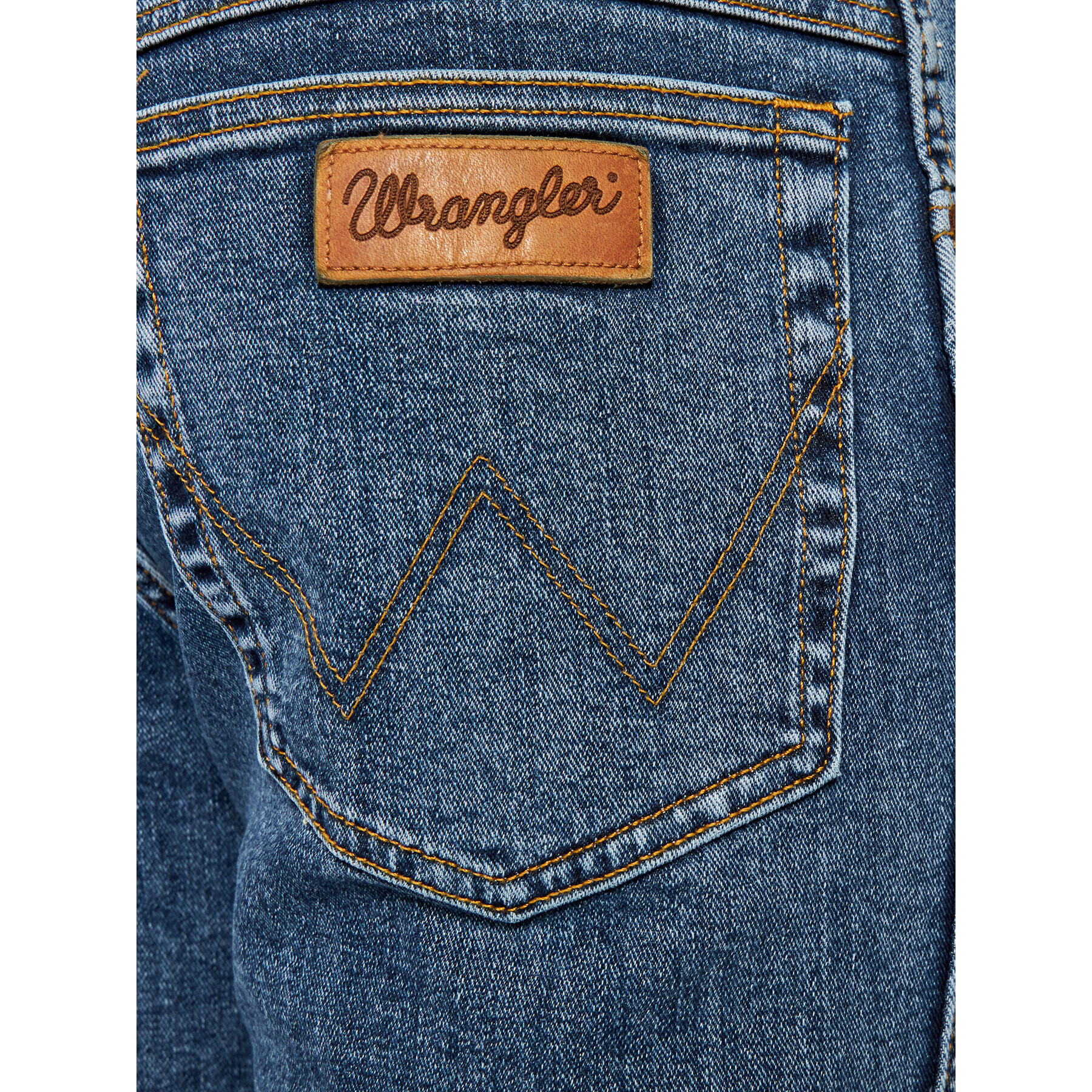 Wrangler Jeans hlače Texas W12S33010 Modra Slim Fit - Pepit.si