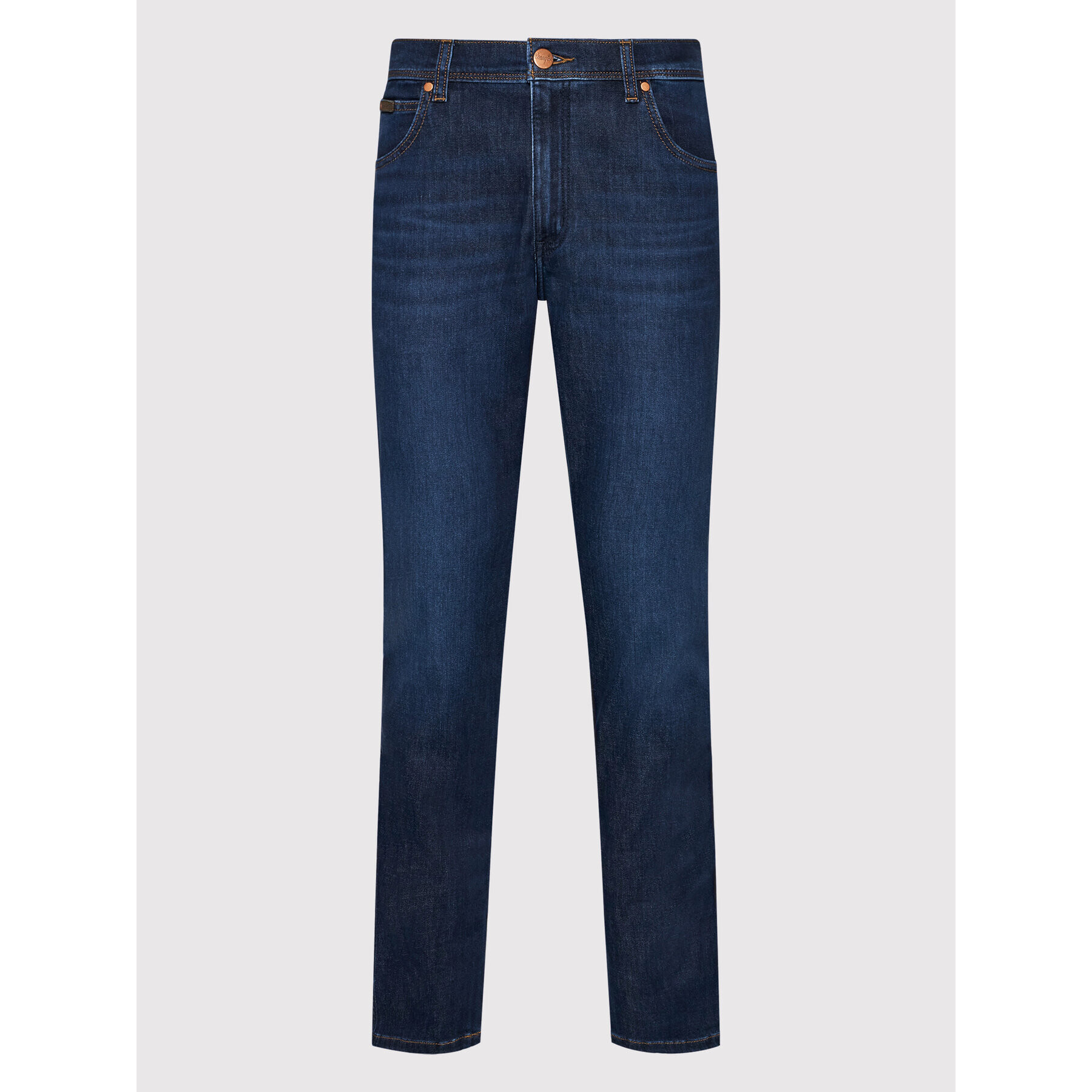 Wrangler Jeans hlače Texas W12SAO57S Mornarsko modra Slim Fit - Pepit.si