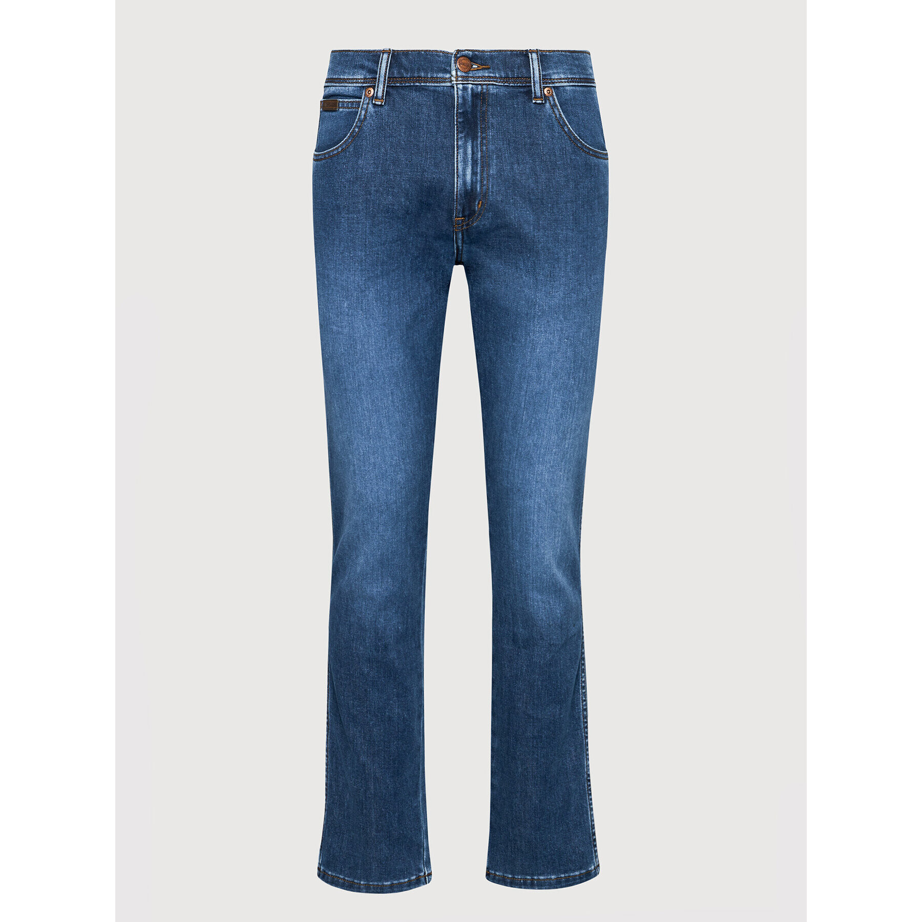 Wrangler Jeans hlače Texas W12SAO67S Mornarsko modra Slim Fit - Pepit.si