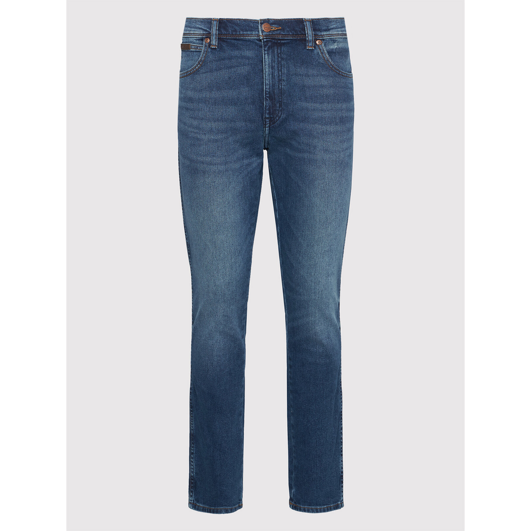 Wrangler Jeans hlače Texas W12SU551H Mornarsko modra Slim Fit - Pepit.si