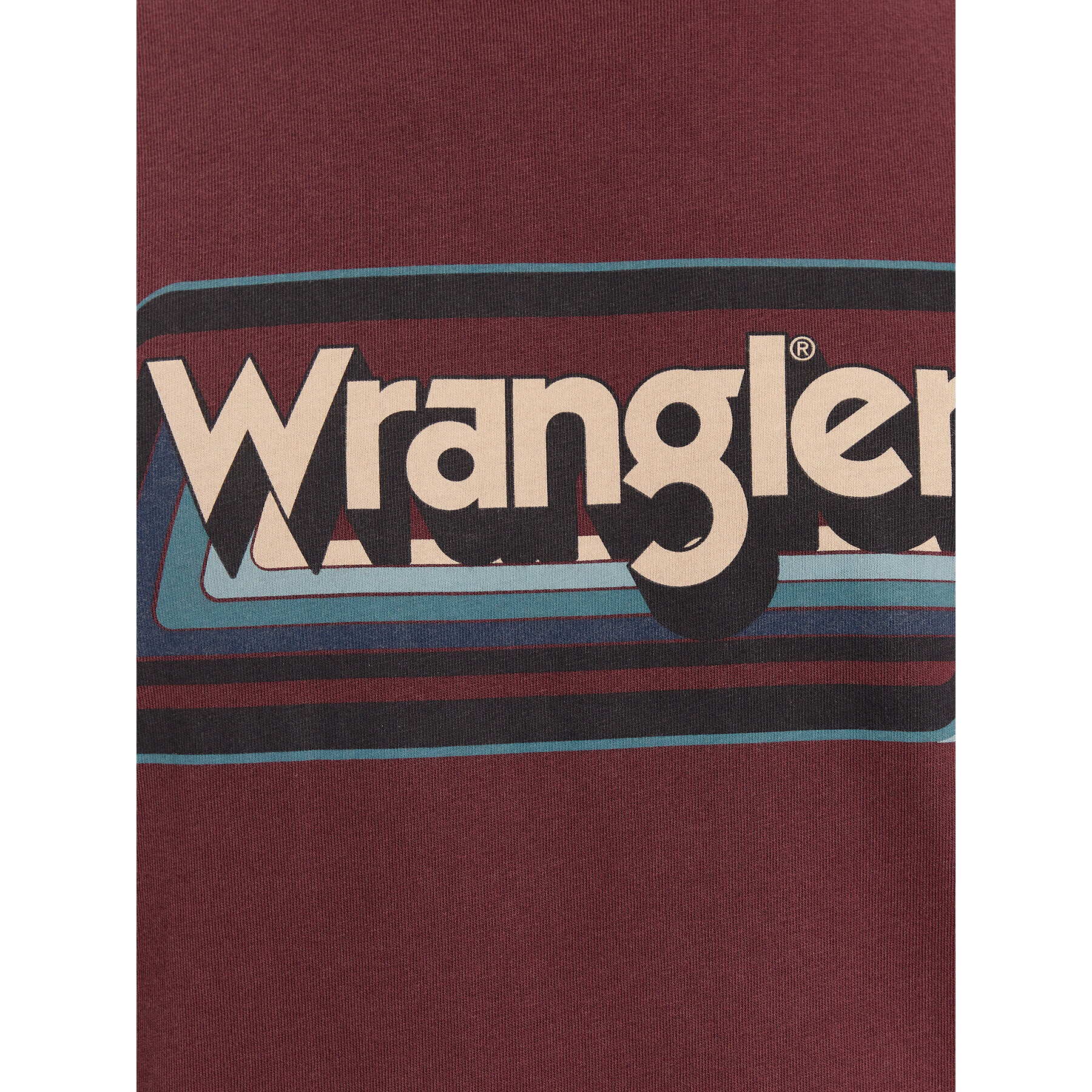 Wrangler Majica 112341242 Rjava Relaxed Fit - Pepit.si