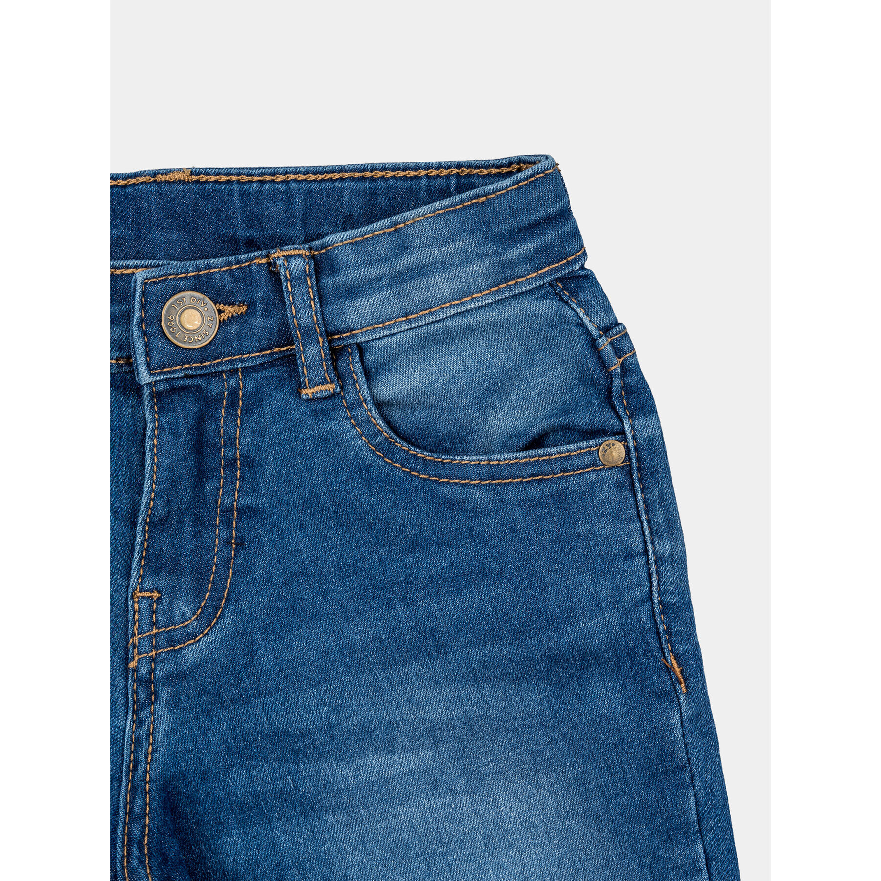 Zippy Jeans hlače ZKBAP0401 23053 Mornarsko modra Straight Fit - Pepit.si