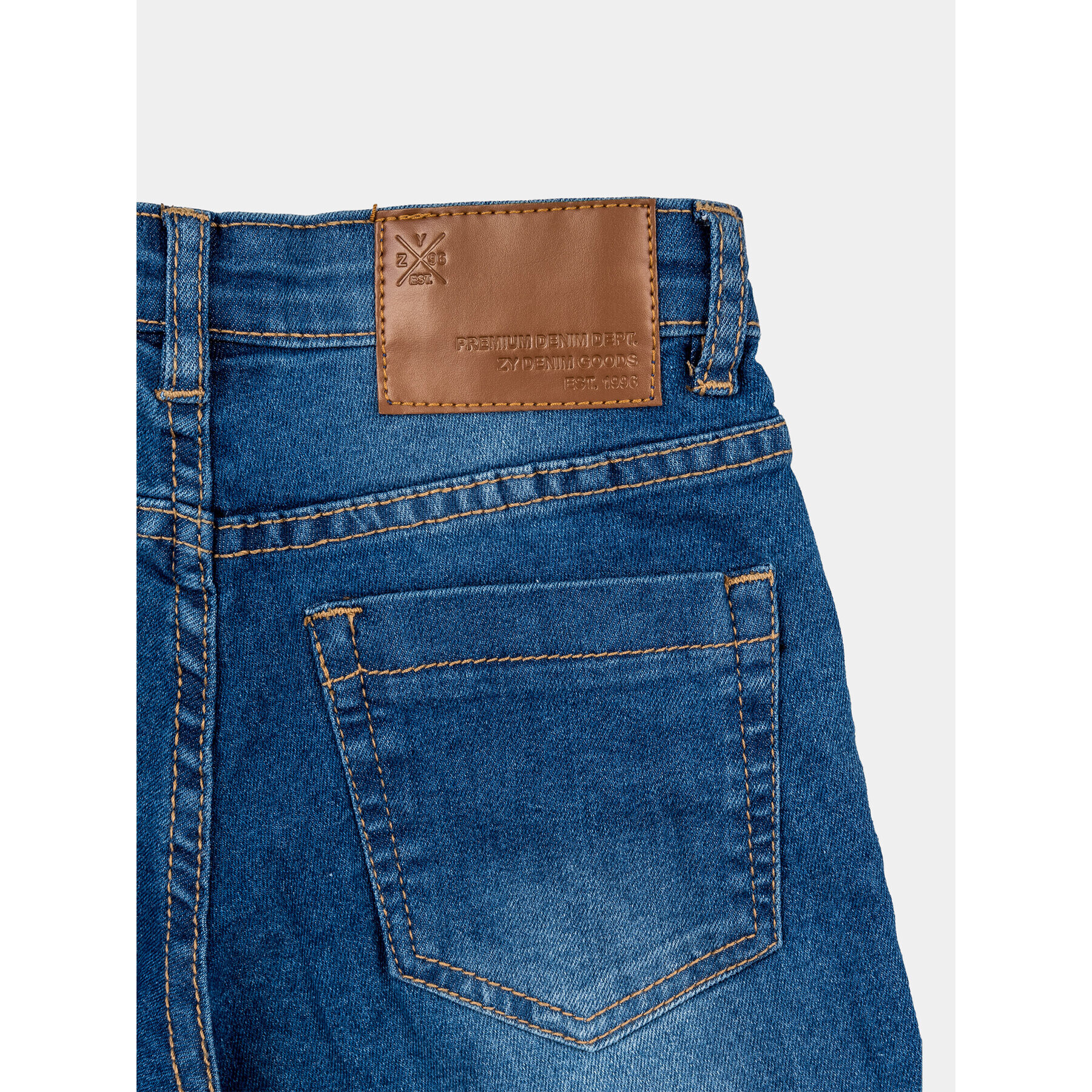 Zippy Jeans hlače ZKBAP0401 23053 Mornarsko modra Straight Fit - Pepit.si