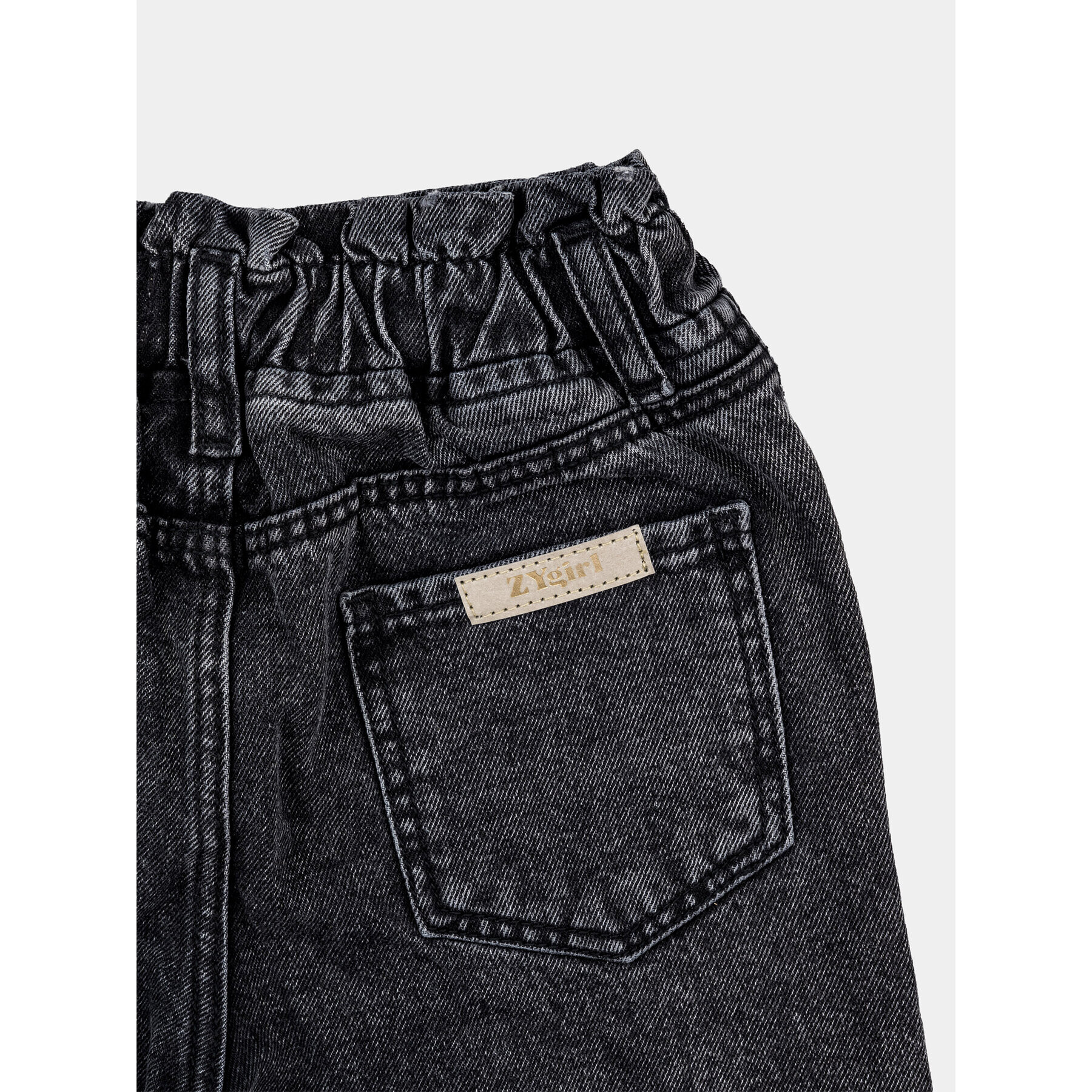 Zippy Jeans hlače ZKGAP0401 23036 Siva Regular Fit - Pepit.si