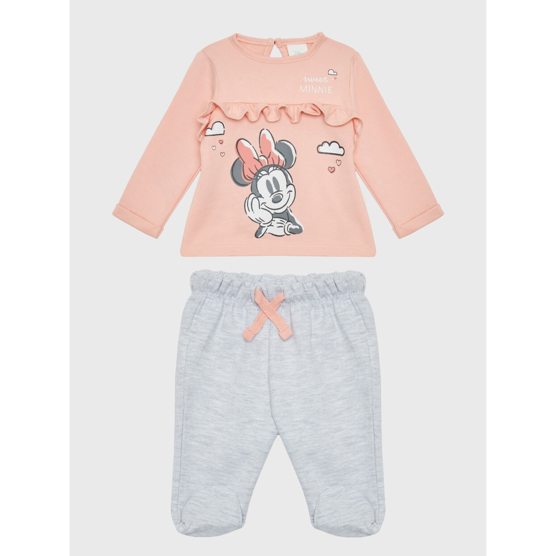 Zippy Komplet bluza in hlače Myszka Minnie 22W-8905ZT Roza Regular Fit - Pepit.si