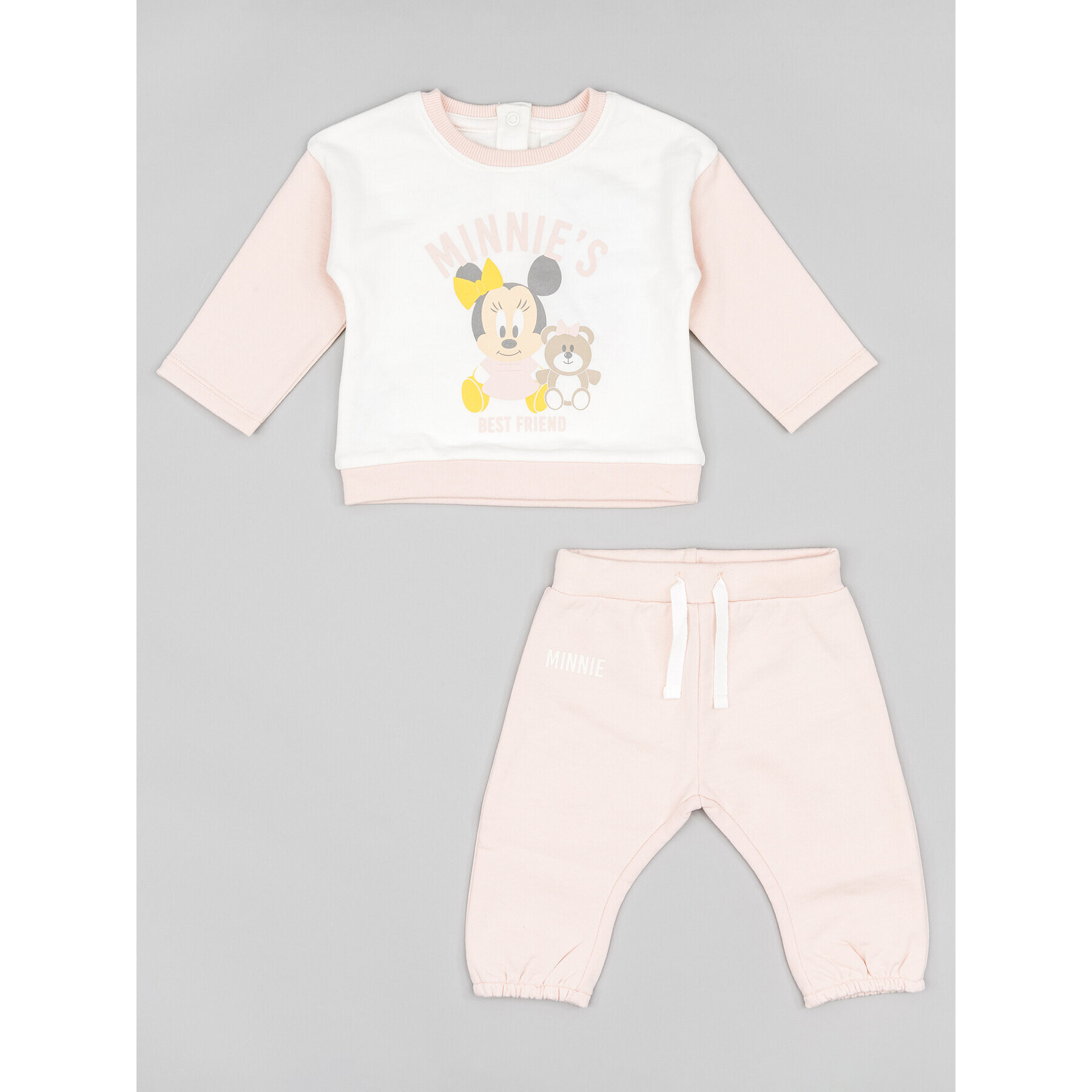 Zippy Trenirka Myszka Minnie ZNGAP0601 23002 Roza Regular Fit - Pepit.si